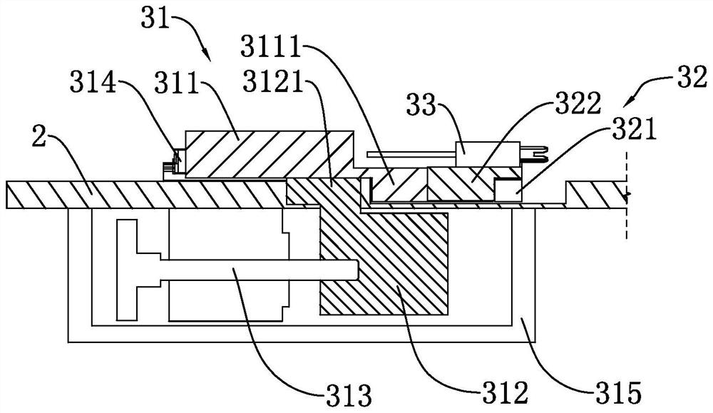 Online test device and test method for PCBA board connector