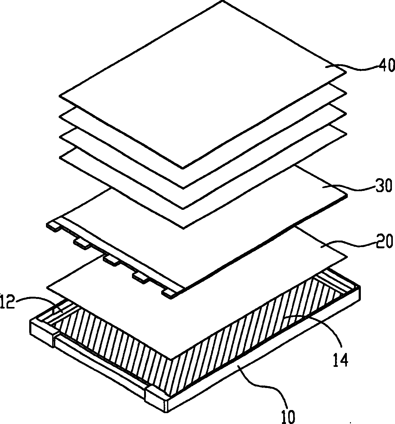 Loading structure of back light module