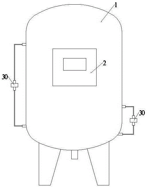 Sand and gravel screen integrated back cleaning filter device