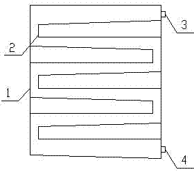 Cold accumulation plate and cold accumulation method thereof