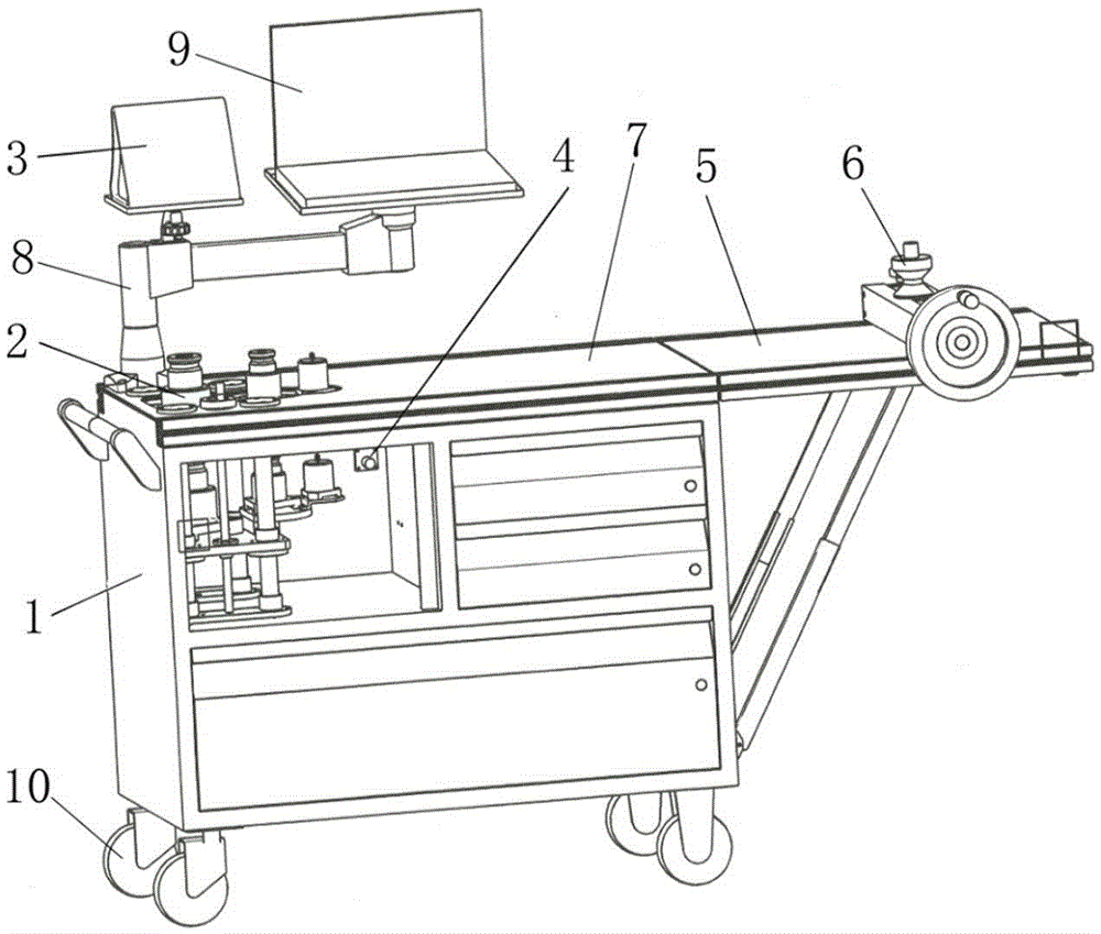 Torque detection trolley