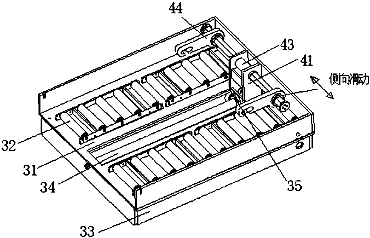 Push-and-pull device applicable to loading and unloading of molds in multiple specifications