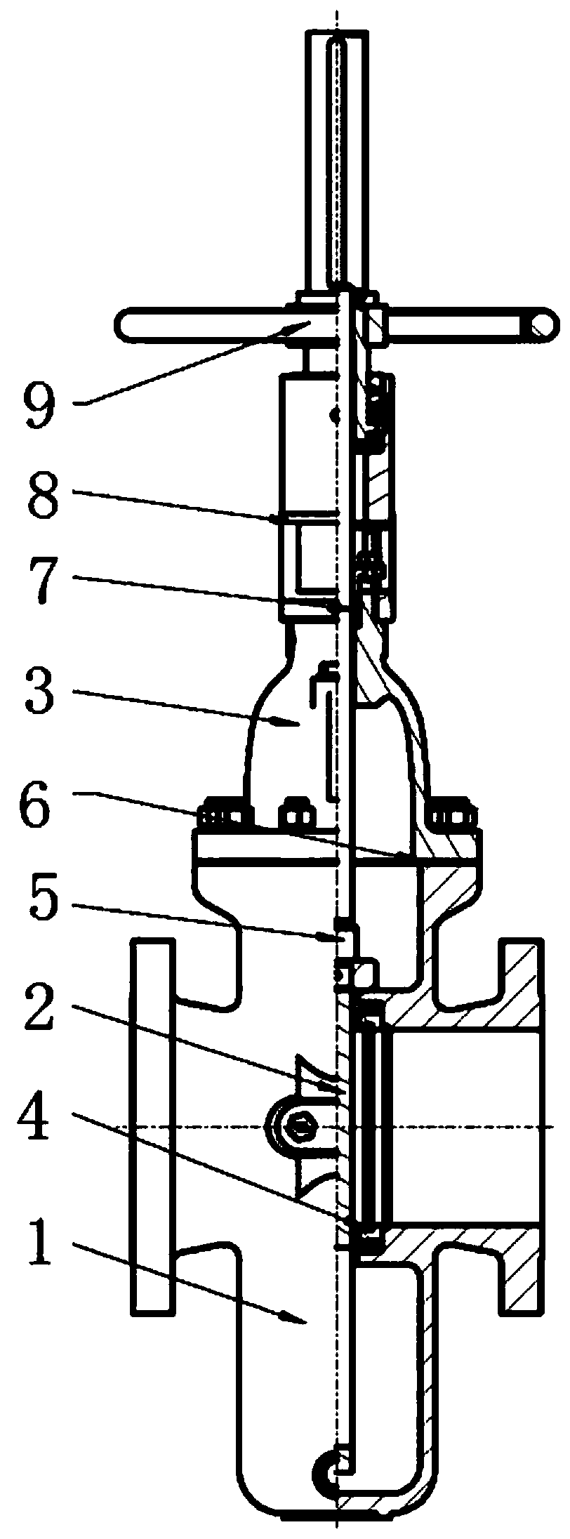 Flat gate valve with compound seal valve seat structure
