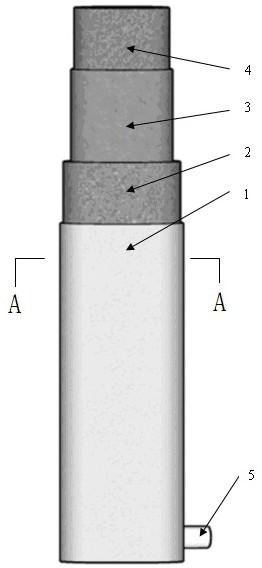 Novel concrete-filled steel tube composite column filled with steel slag and waste glass concrete and preparation method thereof
