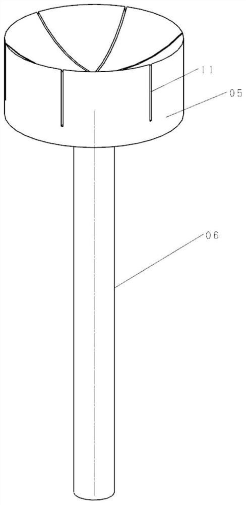 Cold crucible induction melting and die-casting device and method for preparing bulk amorphous material