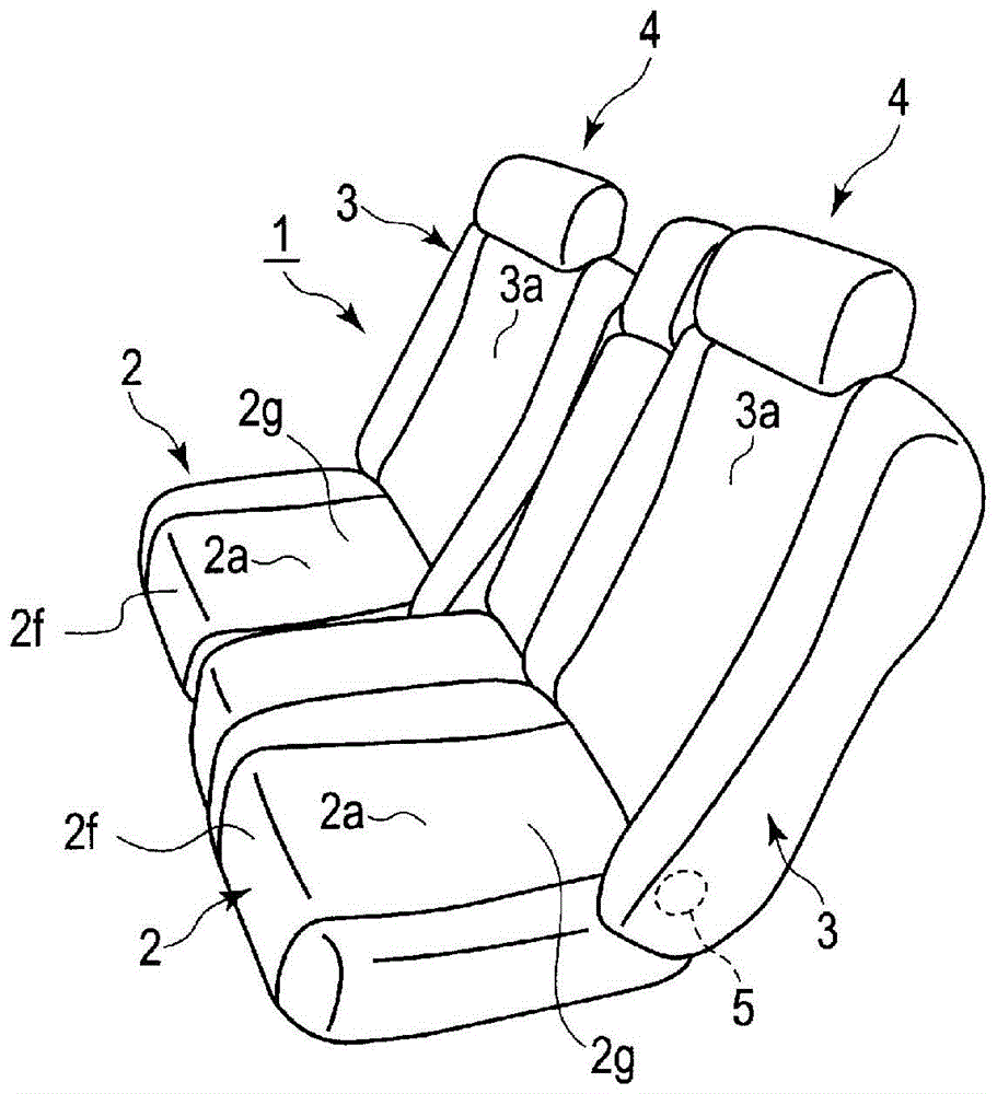 Vehicle seat and rigidity setting method of vehicle seat