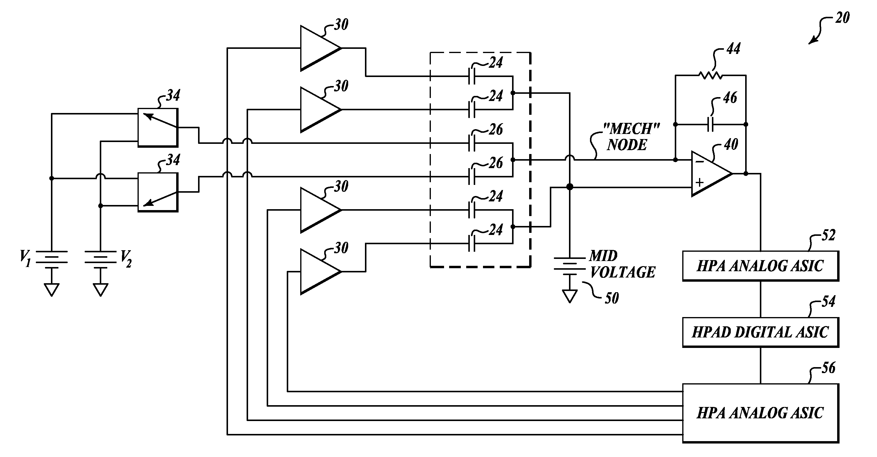 Systems and methods for isolation of torque and sense capacitors of an accelerometer