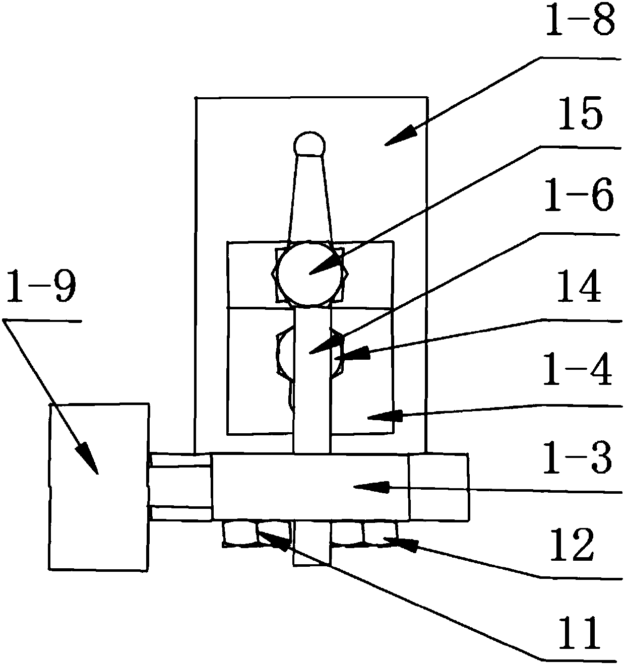 Debugging device for integrated servo valve