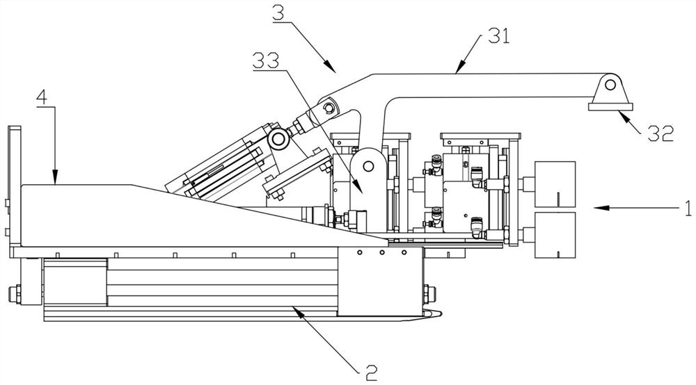 Clamp for loading and unloading carton cargoes of cold-chain containers, and method