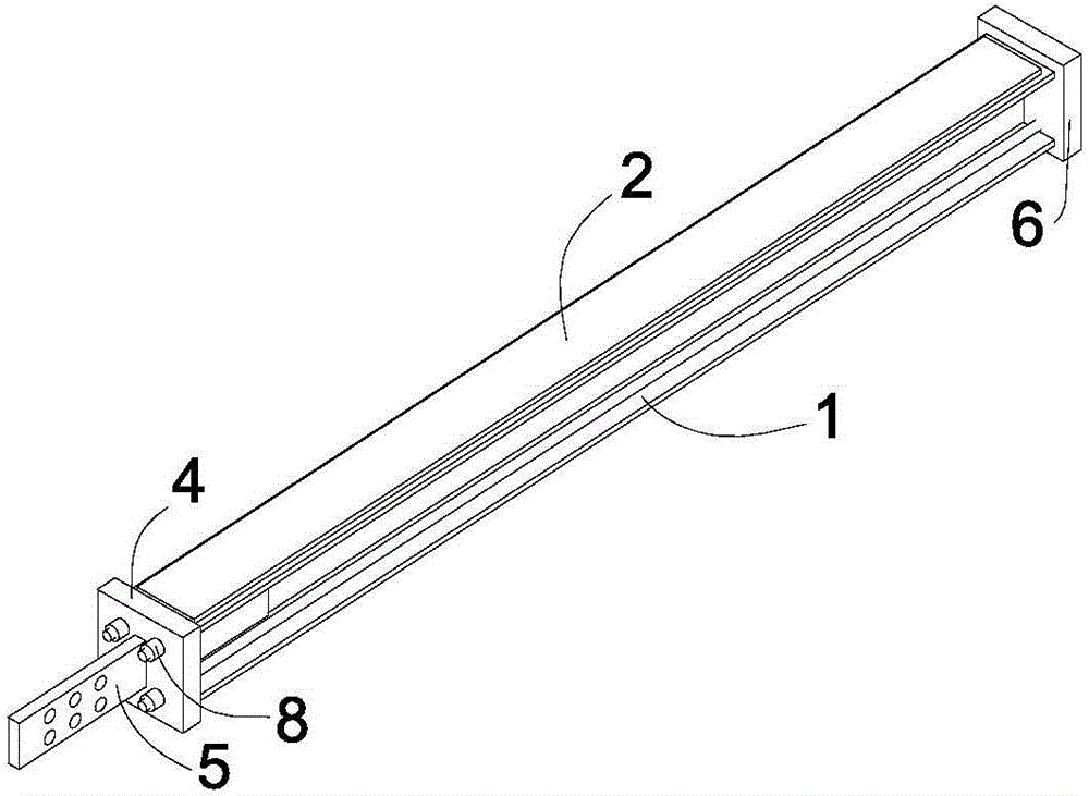 Self-resetting damper of micro-vibration energy dissipation part