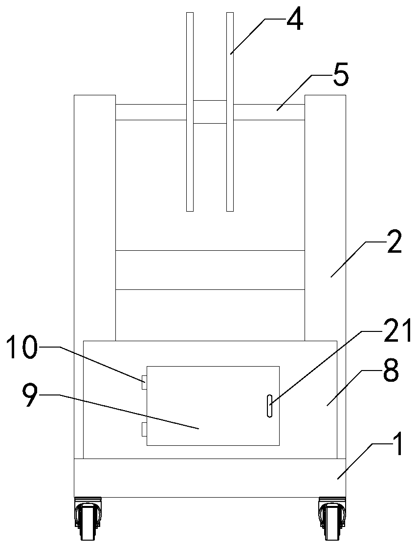 Pavement seam sticking machine