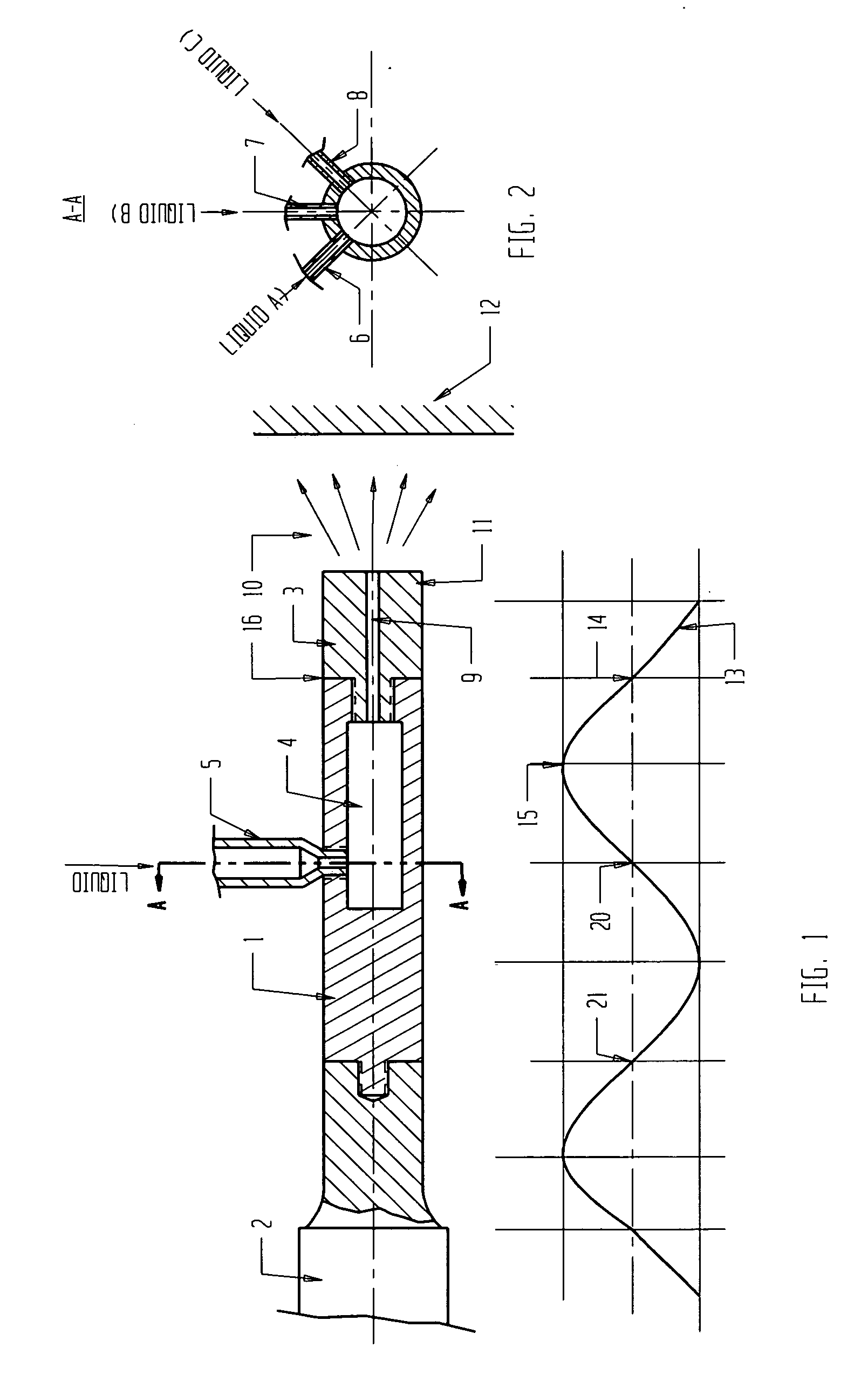 Ultrasound apparatus and methods for mixing liquids and coating stents