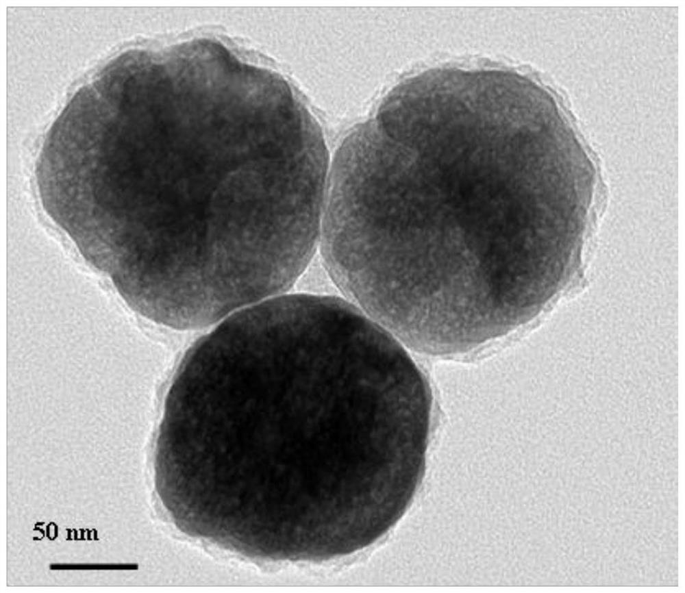 Magnetic core-shell nano-microsphere for adsorbing phenolic pollutants as well as preparation method and application