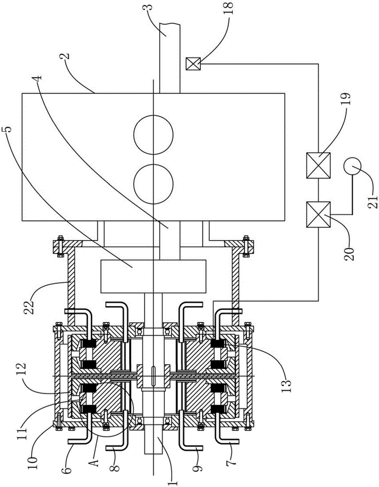 Diesel engine that prevents runaway