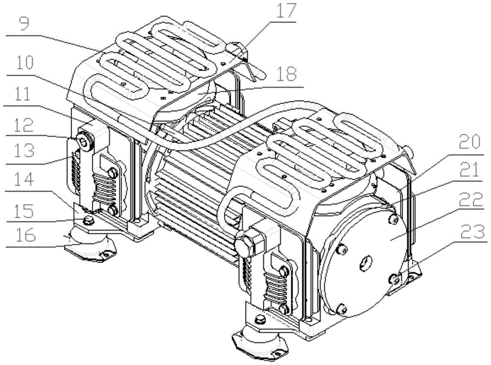 Oilless air compressor