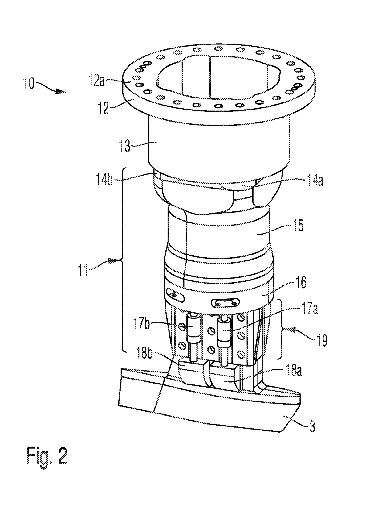 Wind tunnel balance and system with wing model and wind tunnel balance