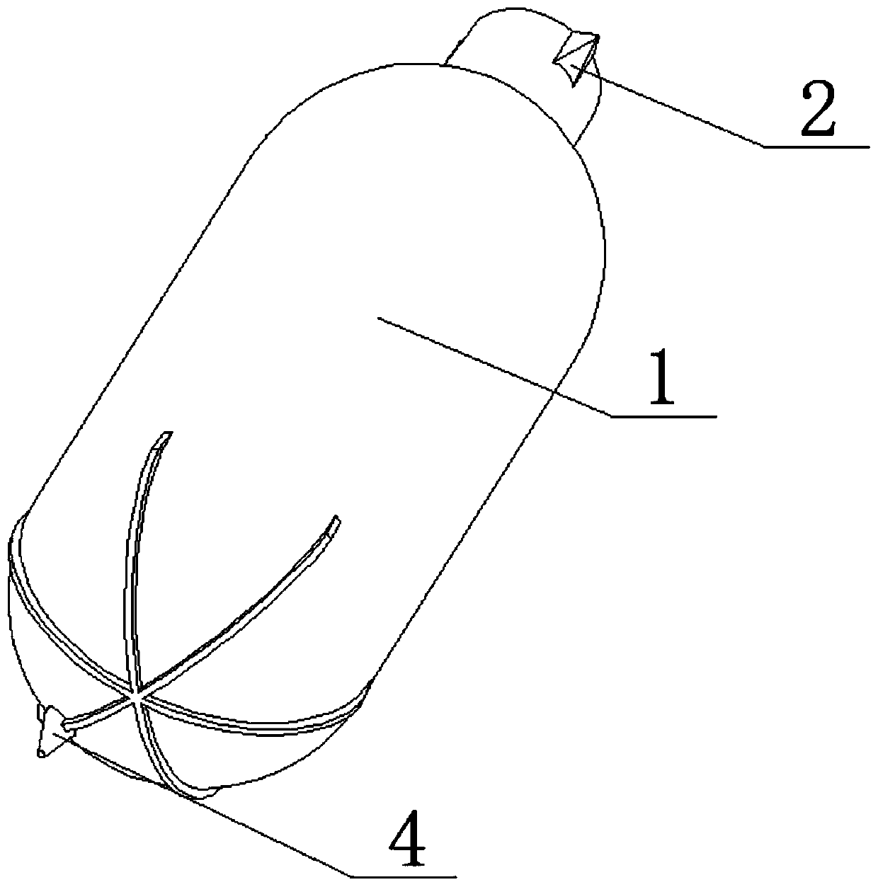 Novel thermos bottle inner container and preparation method thereof