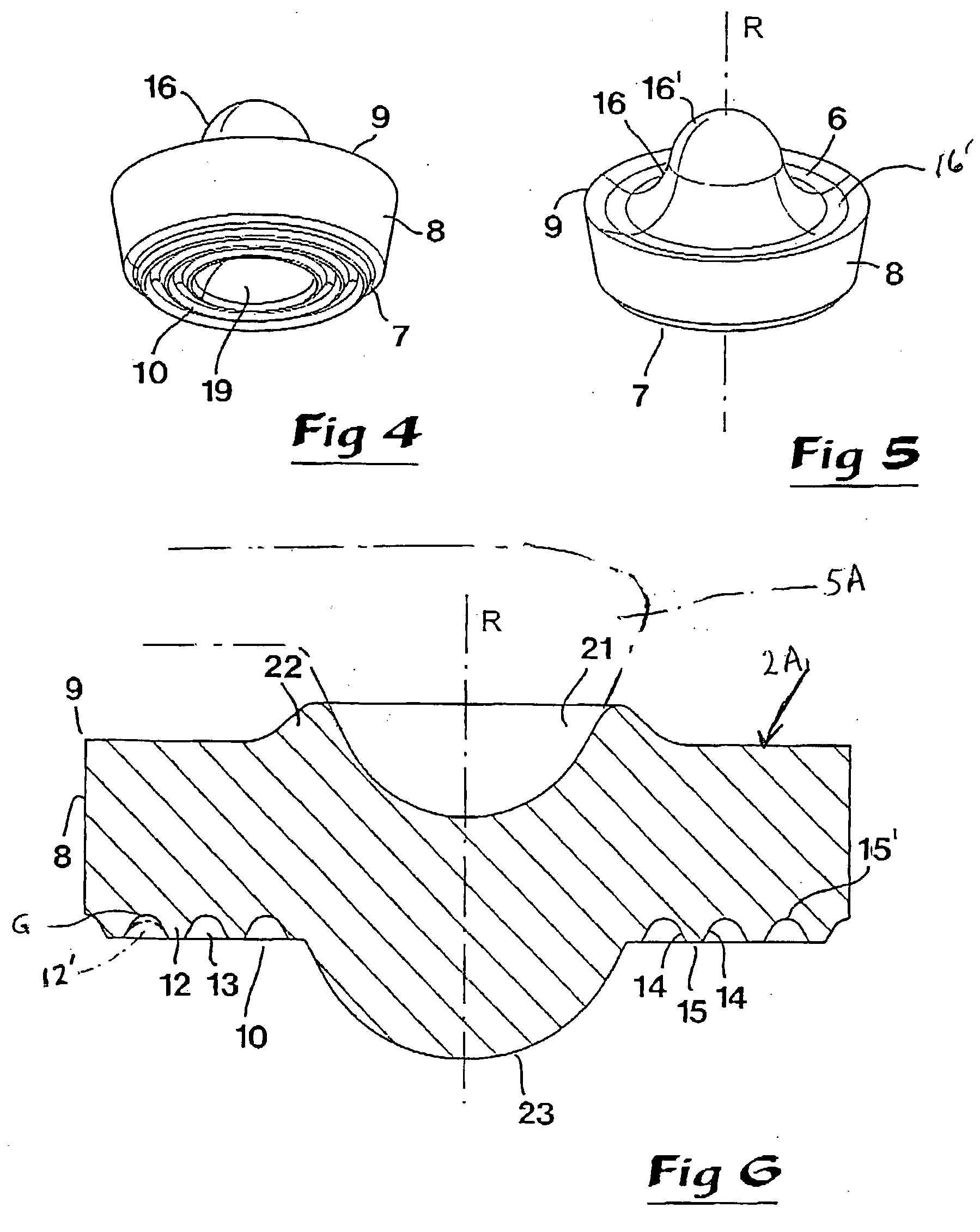 Tool for chip removing machining and rotatable cutting insert for such tools