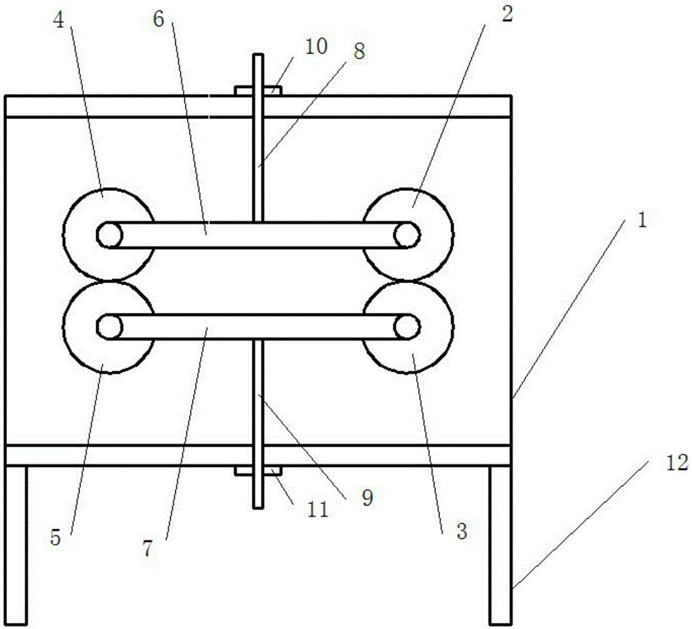 Paper pressing device before printing