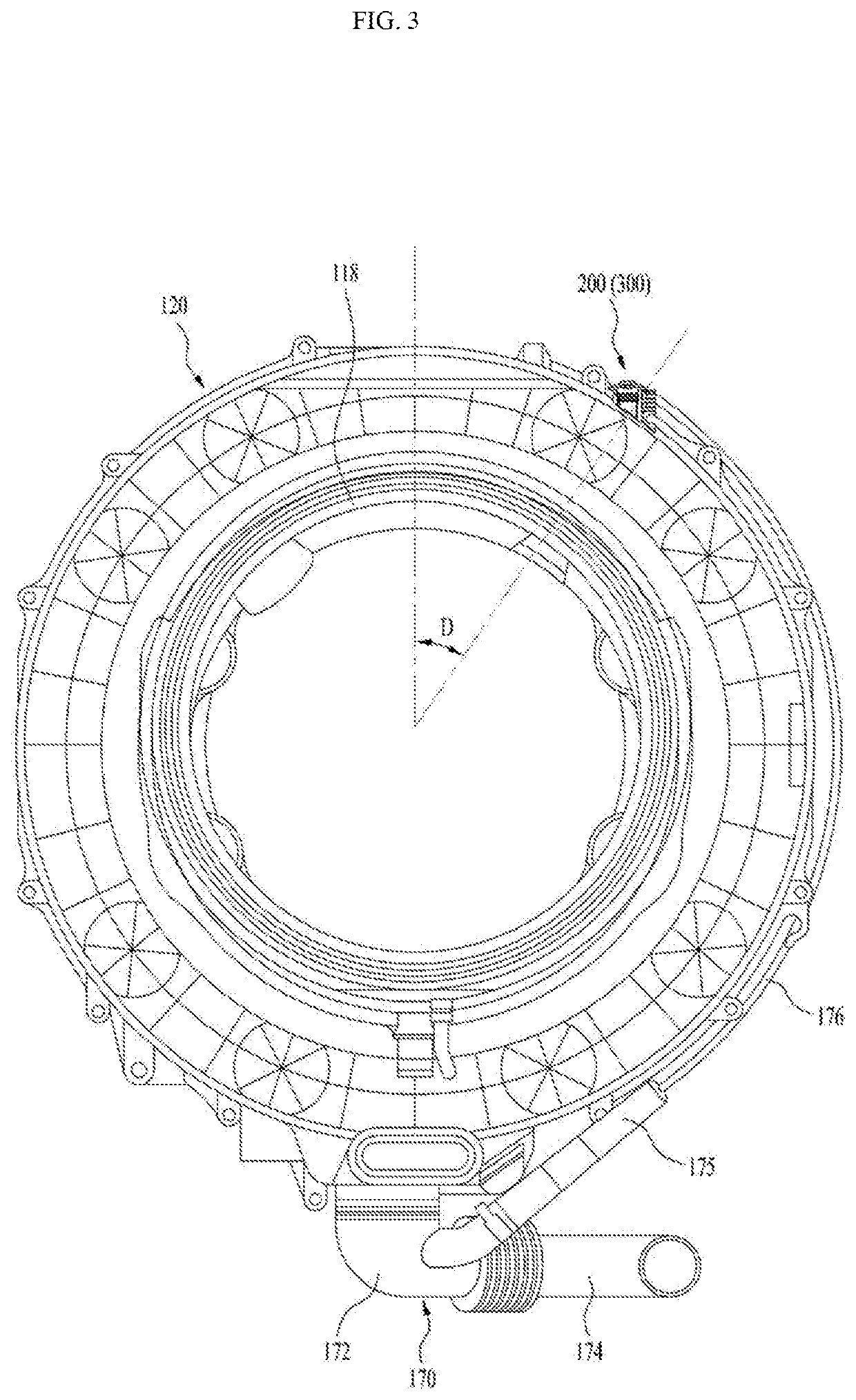 Sensor module and laundry treating apparatus having the same