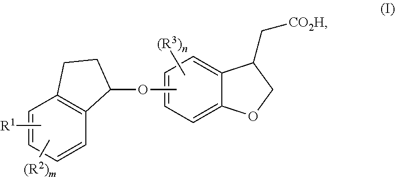 Indanyloxydihydrobenzofuranylacetic acids