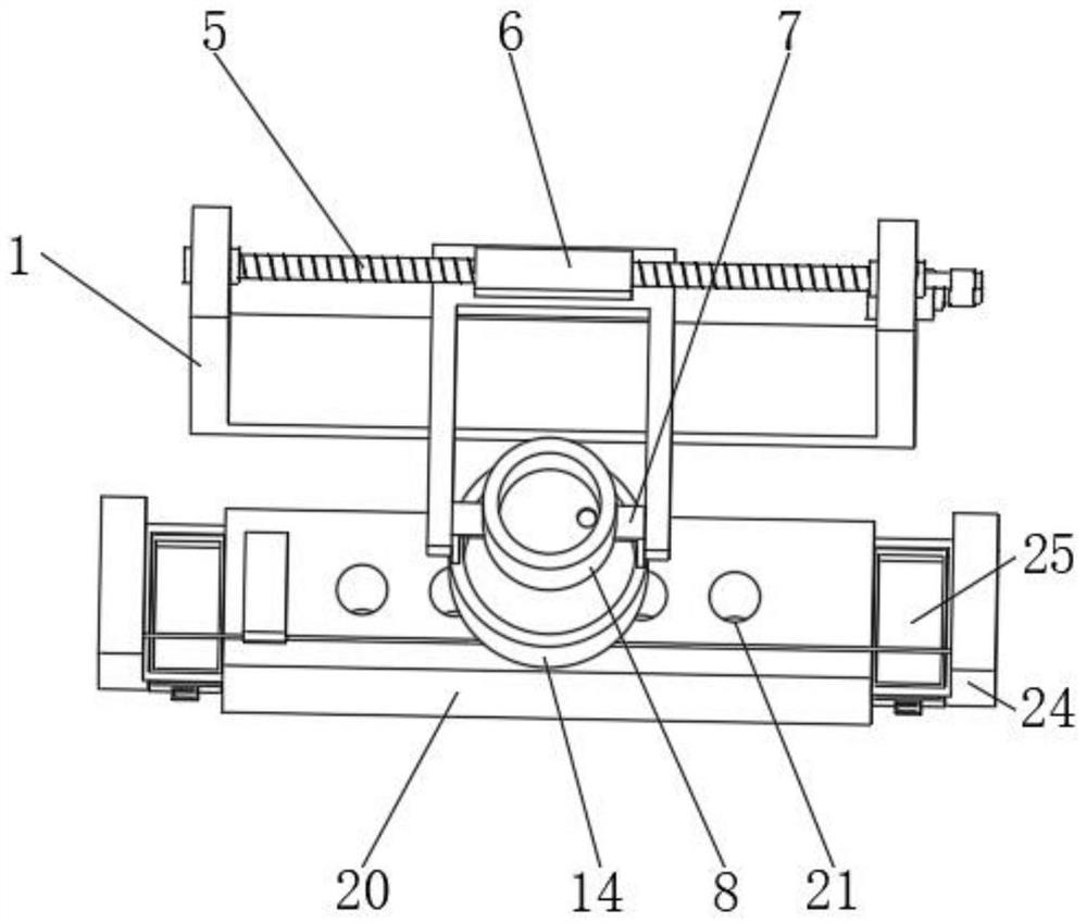 Quantitative aluminum water feeding device for aluminum bar production