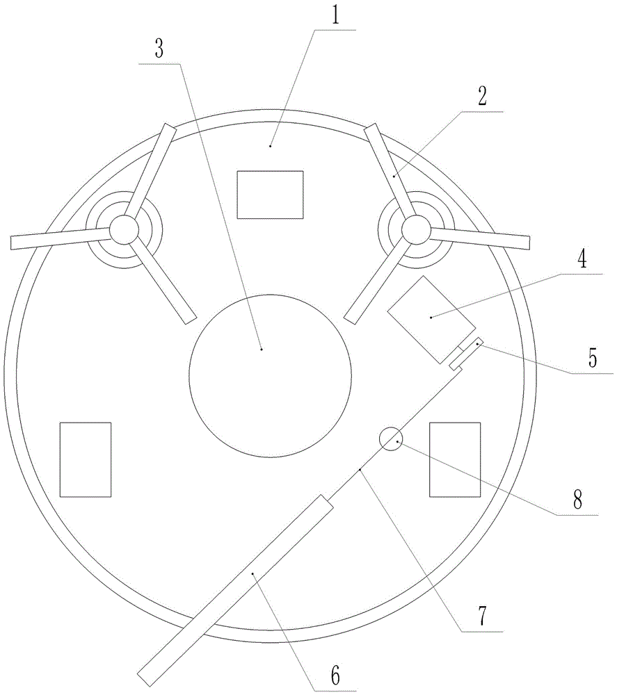 Automatic vibrating cleaning device