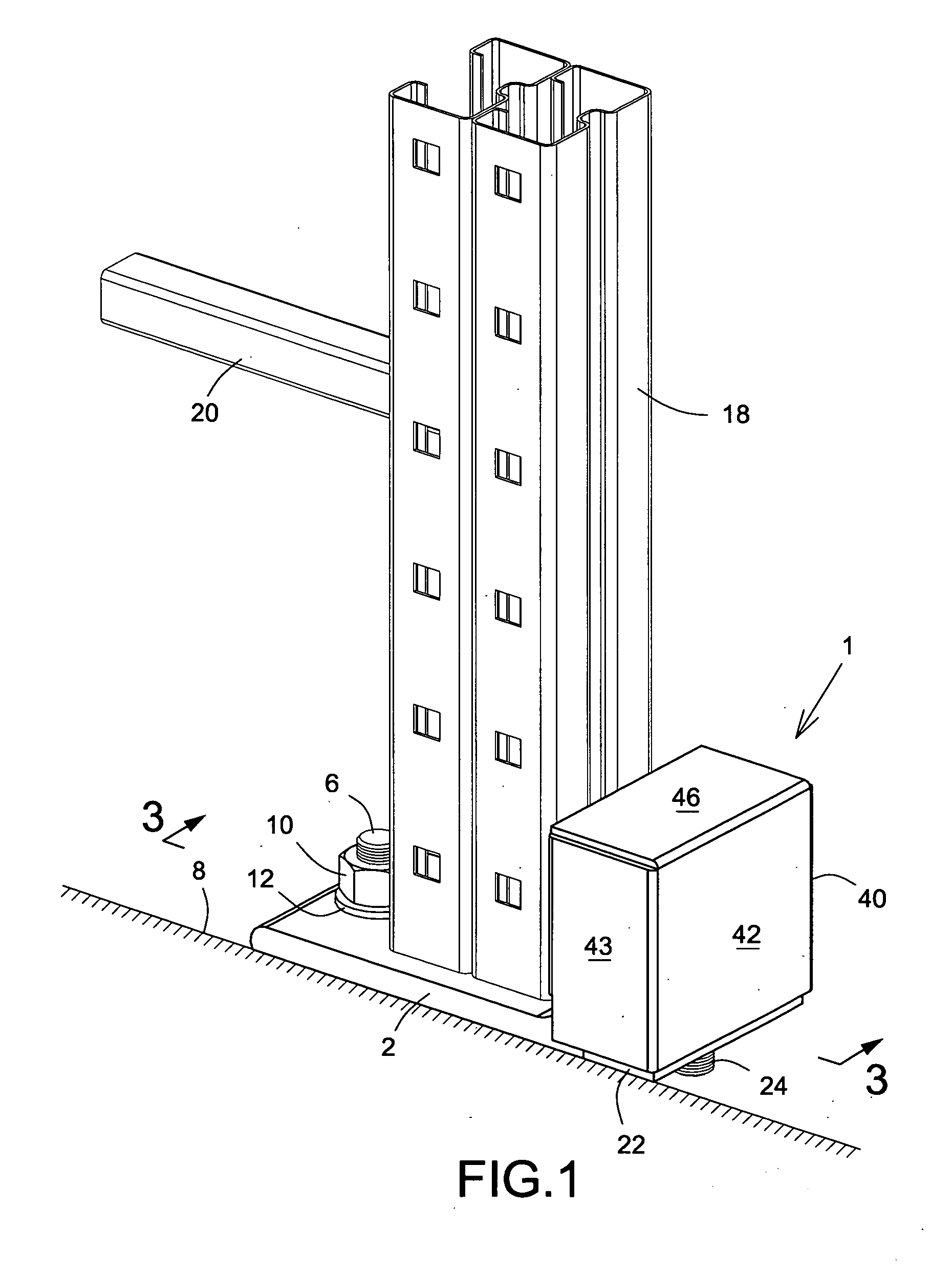 Storage rack column protector