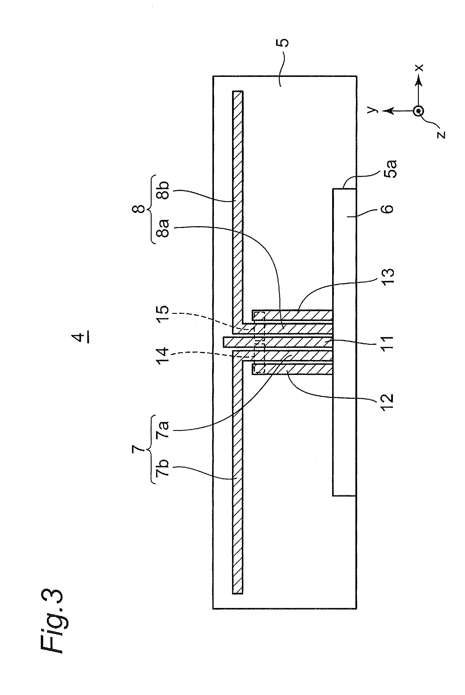 Antenna apparatus having first and second antenna elements fed by first and second feeder circuits connected to separate ground conductors