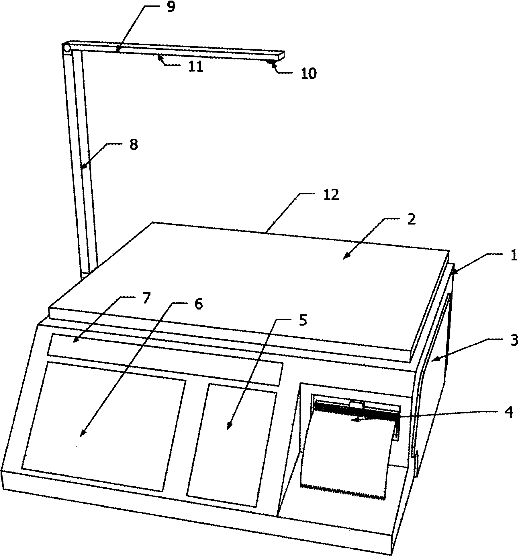 Quick agricultural product grading and source tracing electronic scale