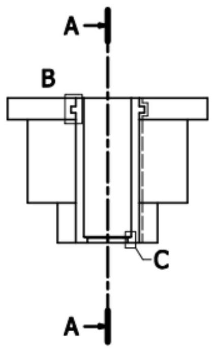 Dismounting device for airplane wire harness pipe joint