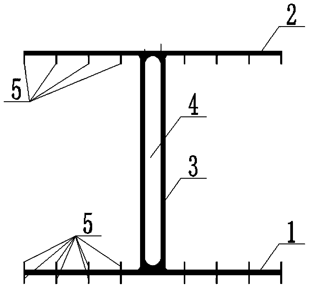 Novel water-stop and sealing dual-purpose water-stop belt for secondary lining end part of tunnel