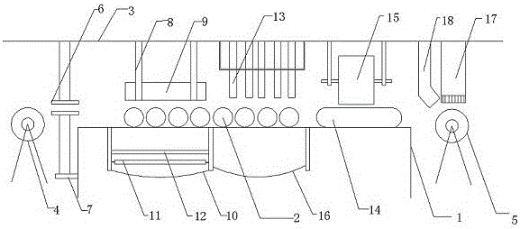 A textile cleaning device