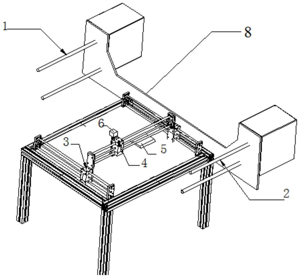 Laser machine capable of achieving automatic product feeding