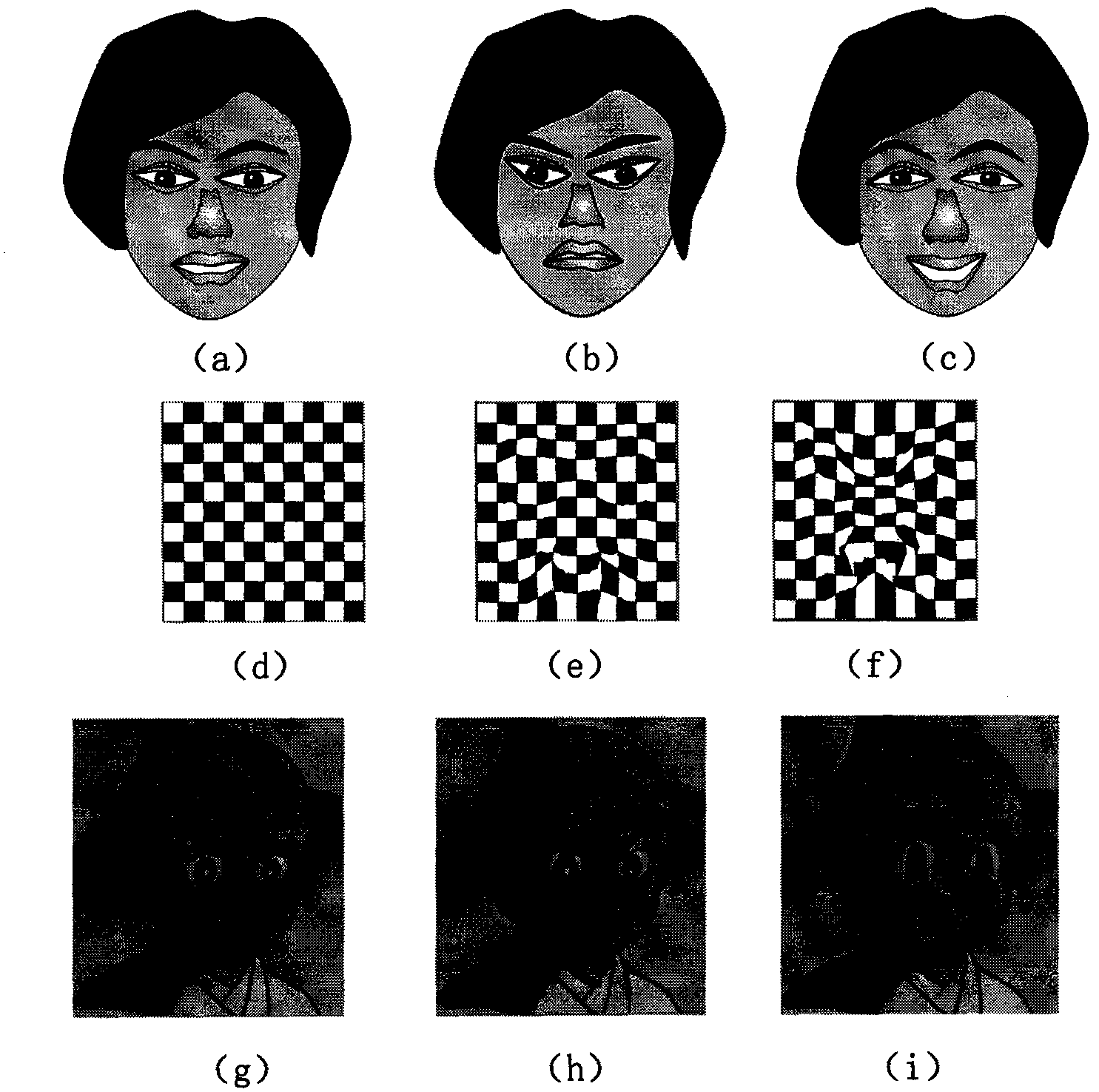 Method for deforming smart graph-driven grid image