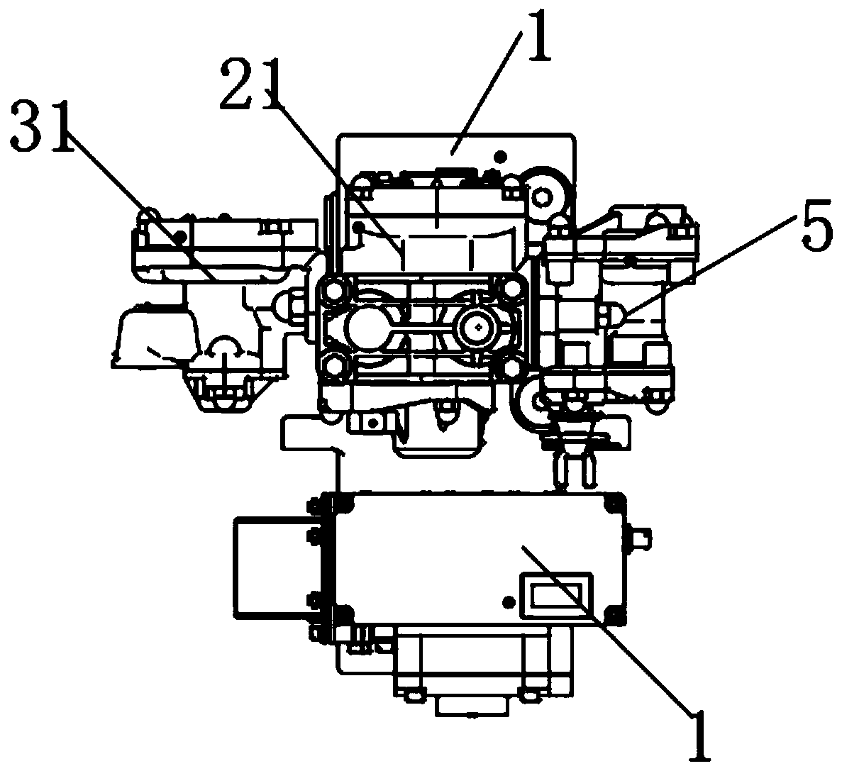 Electro-pneumatic brake control device and brake control system