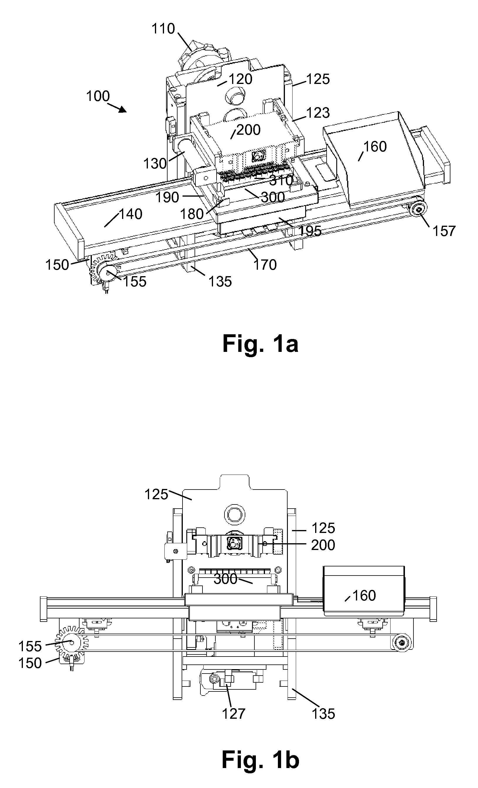 System and method for simultaneous capping/de-capping of storage containers in an array