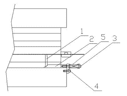 Material penetrating positioning mechanism