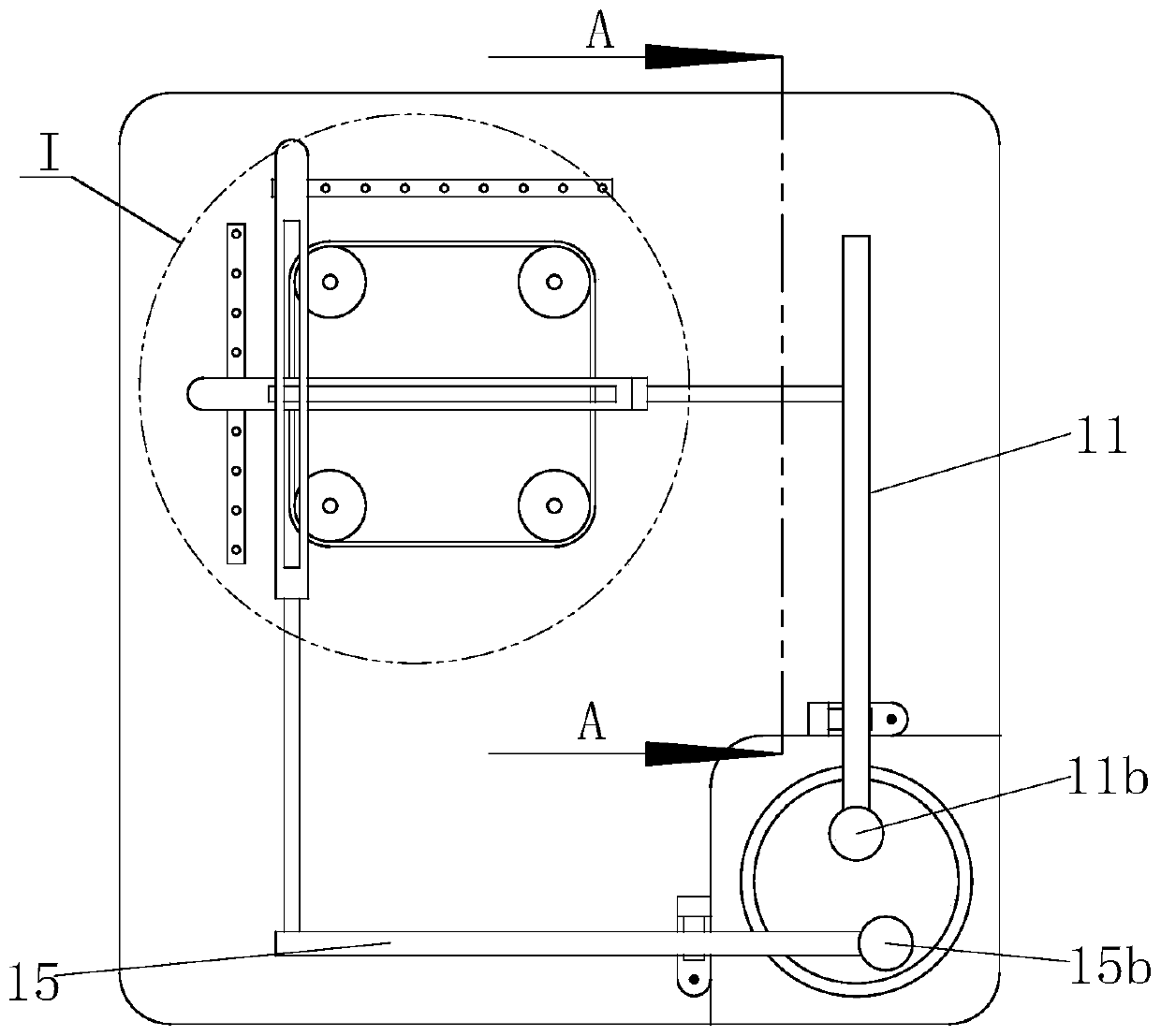 Knocking equipment based on chain conveying control