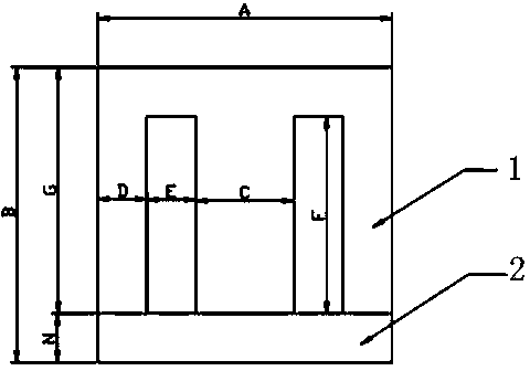 E-shaped and I-shaped structure and F-type silicon steel sheets for transformer