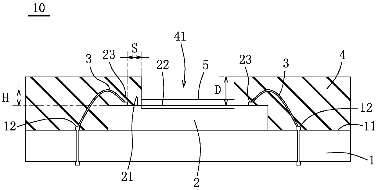 Fingerprint sensor package module made and process for making fingerprint sensor package module