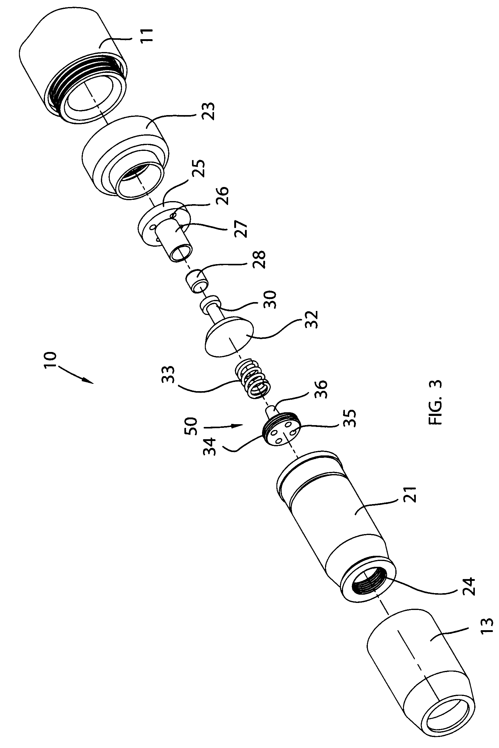 Combined water hose and temperature-operated water flow valve and associated method