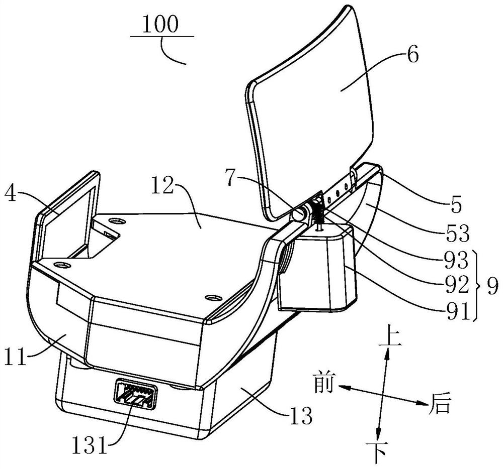 Vehicle-mounted head-up display system for vehicle and vehicle with vehicle-mounted head-up display system