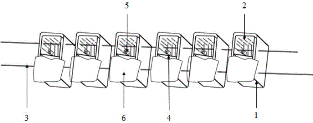 Device and method for portunus trituberculatus trotline type single body floating basket cultivation