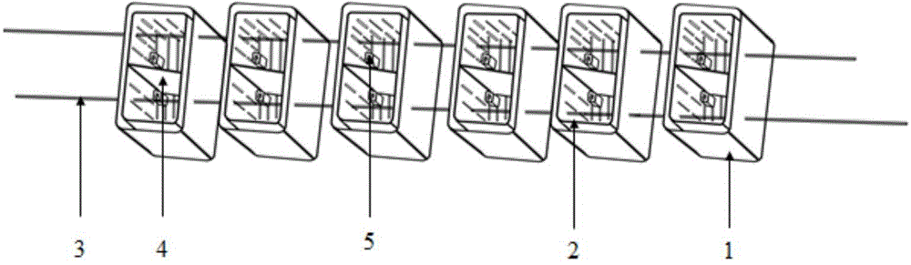 Device and method for portunus trituberculatus trotline type single body floating basket cultivation