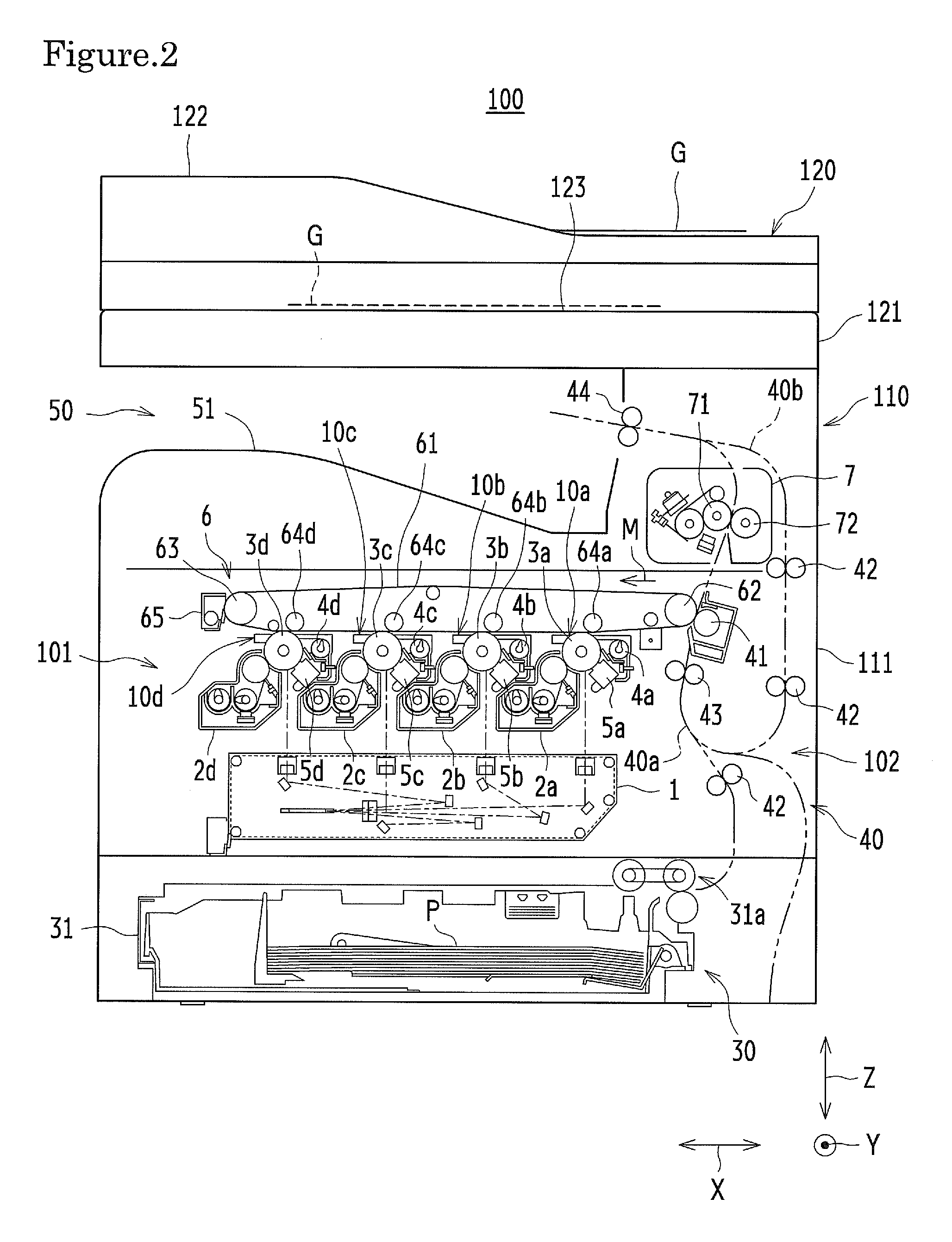 Air blowing system and image forming apparatus including same