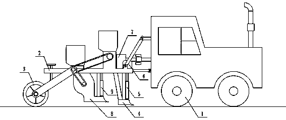 Anti-winding corn seedling machine