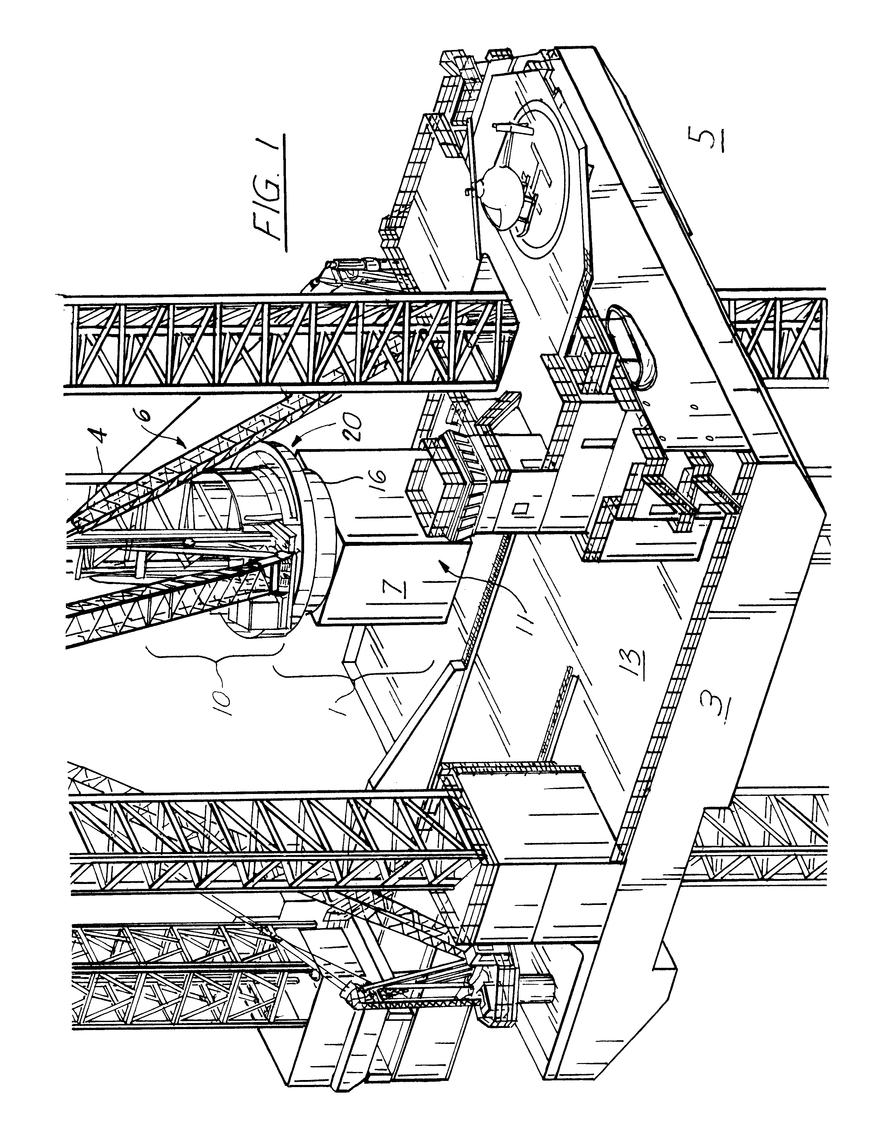 Elevated crane support system and method for elevating a lifting apparatus