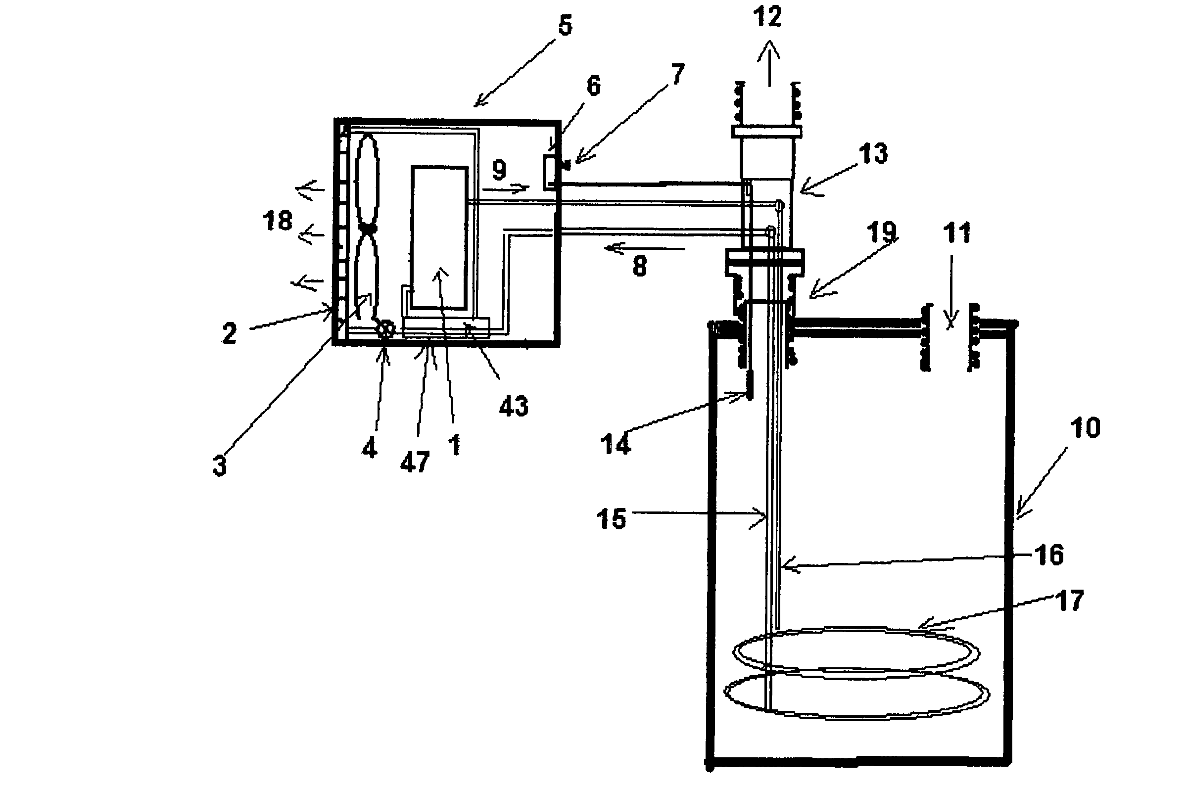 Heat pump liquid heater