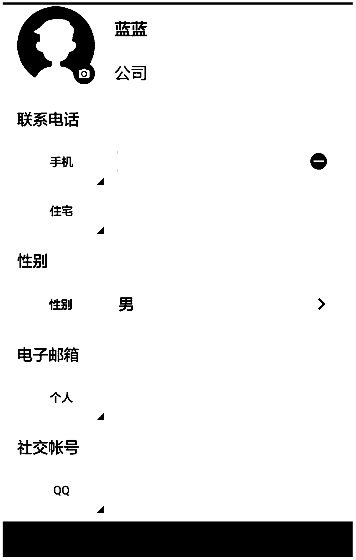 Method and device for grouping contact entries in address book